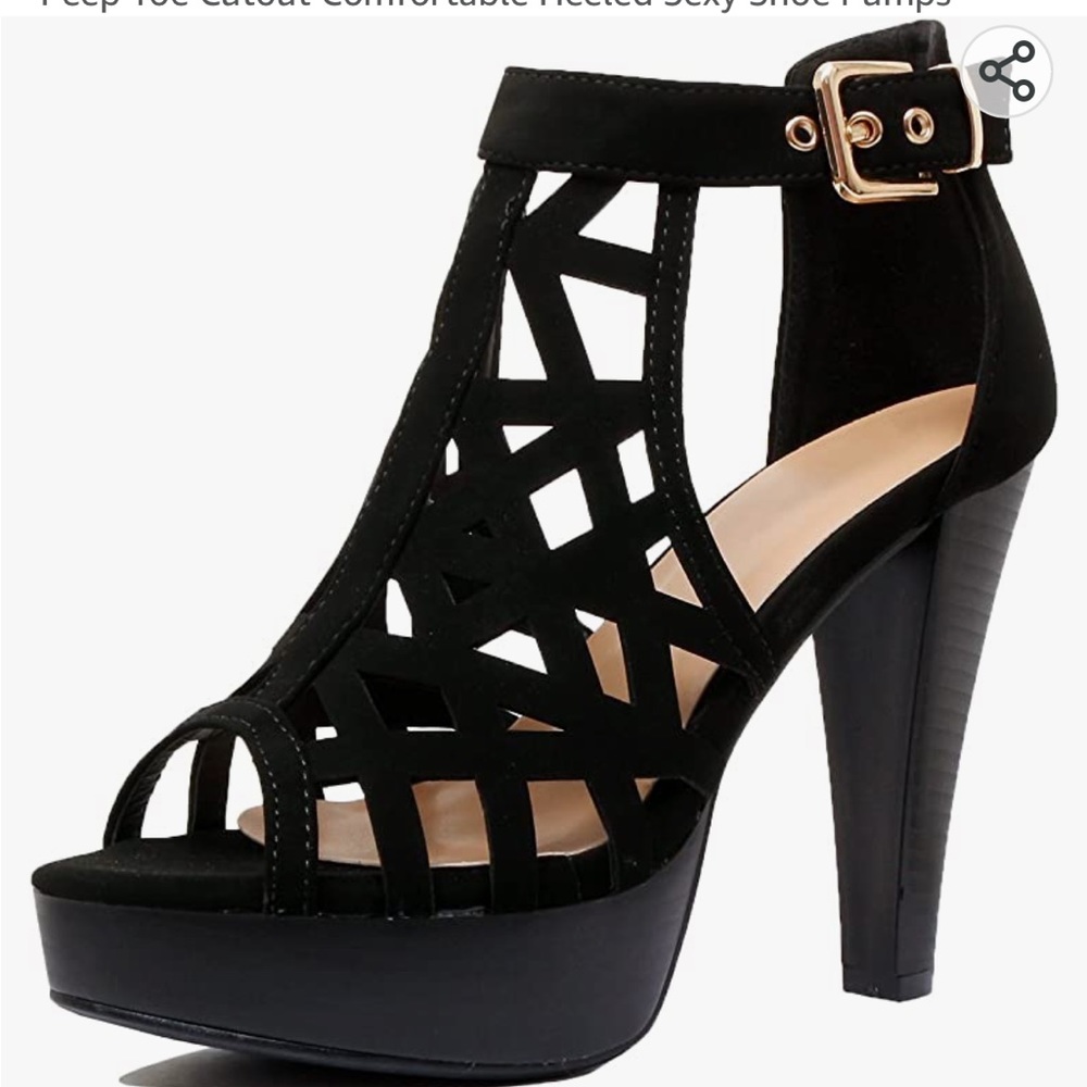 Womens Stiletto platform high heels. Heel height 4.5